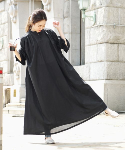 ルーセント インドコットン ギャザーパフスリーブワンピース ズーティー Zootie D Fashion