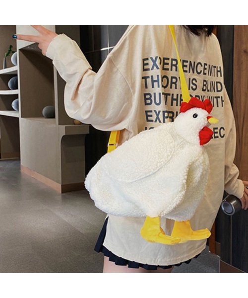 かわいいニワトリ ひよこの形ショルダーバッグ Aimoha アイモハ Aimoha D Fashion