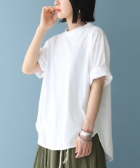 osharewalker/『モックネック×ラウンドヘムTシャツ』/504023219