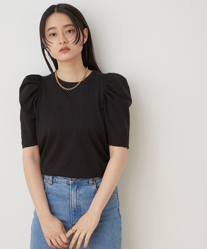 セール 40%OFF】【WEB限定】パフスリーブ5分袖TEE(504023835