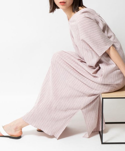 楊柳ストライプワンピース セカンドノーリーズ 2nd Nolley S D Fashion 楊柳ストライプワンピース セカンドノーリーズ 2nd Nolley S D Fashion
