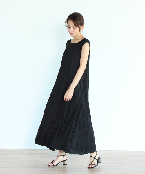セール Fennel フェンネル ワッシャーキャップスリーブカットワンピース スコットクラブ Scotclub D Fashion