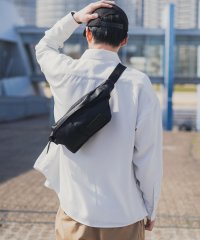 Rocky Monroe/ロッキーモンロー Rocky Monroe ヒップバッグ メンズ レディース ボディ ウエスト ショルダー コーデュラ 大容量 レザー 本革 シンプル カジュア/504023787