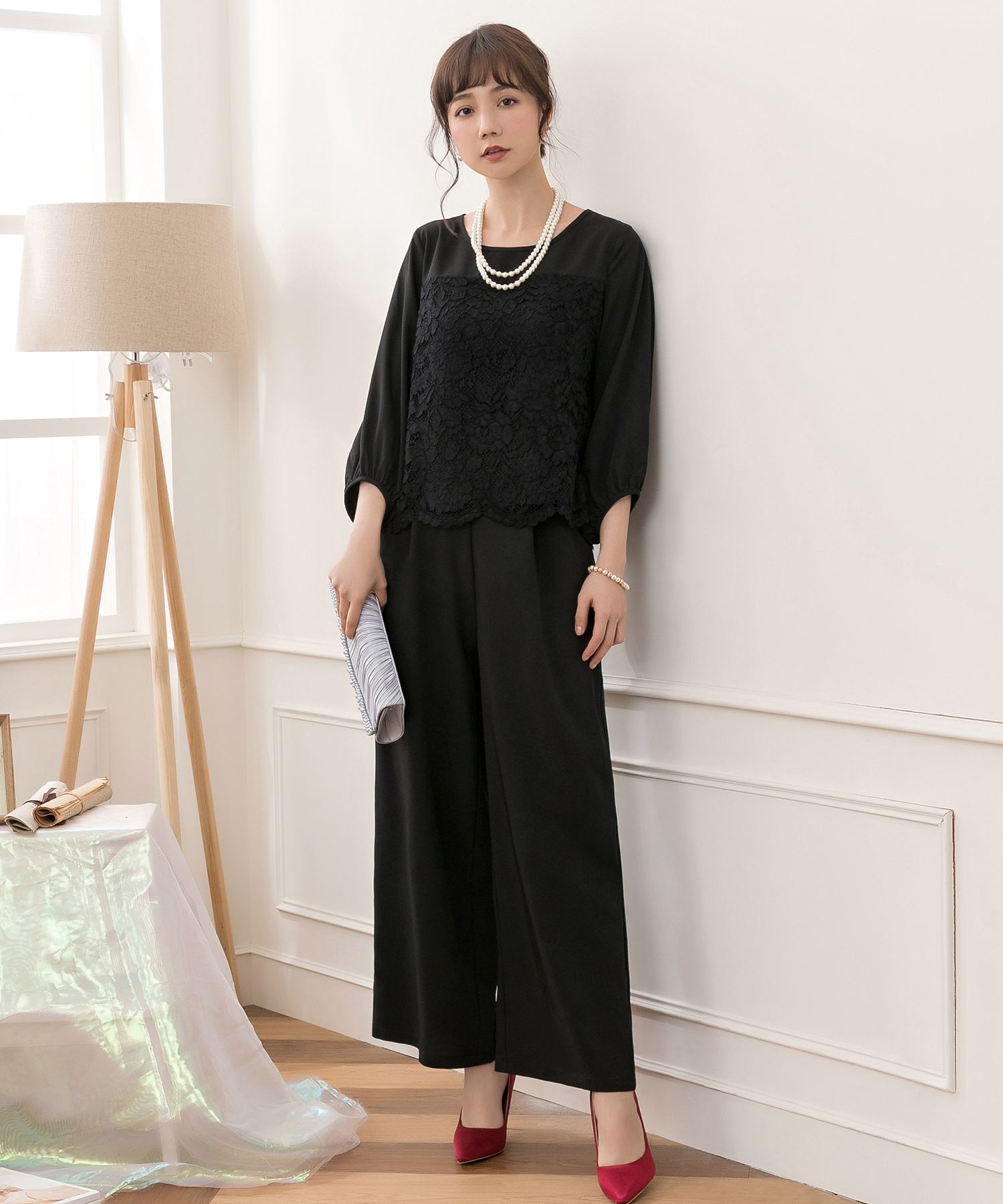 セール】ドレスプラス DRESS+ 【結婚式・お呼ばれ対応パンツ