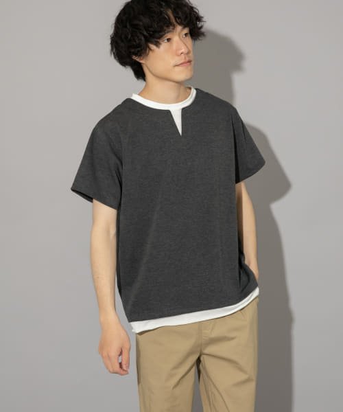 セール 41 Off フェイクレイヤードキーネックカットソー アイテムズアーバンリサーチ メンズ Items Urbanresearch D Fashion セール 41 Off フェイクレイヤードキーネックカットソー アイテムズアーバンリサーチ メンズ Items Urbanresearch D Fashion