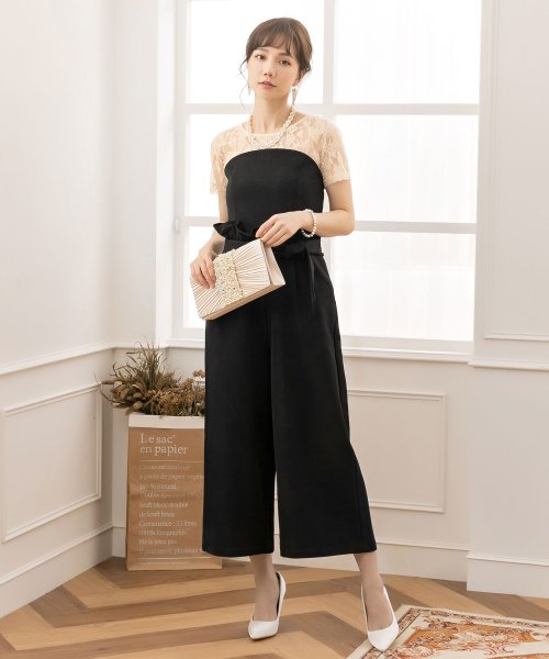 セール レーストップス ビスチェ風セットアップドレス 結婚式ワンピース お呼ばれパーティードレス ドレス スター Dress Star D Fashion セール レーストップス ビスチェ風セットアップドレス 結婚式ワンピース お呼ばれパーティードレス ドレス スター Dress Star D Fashion