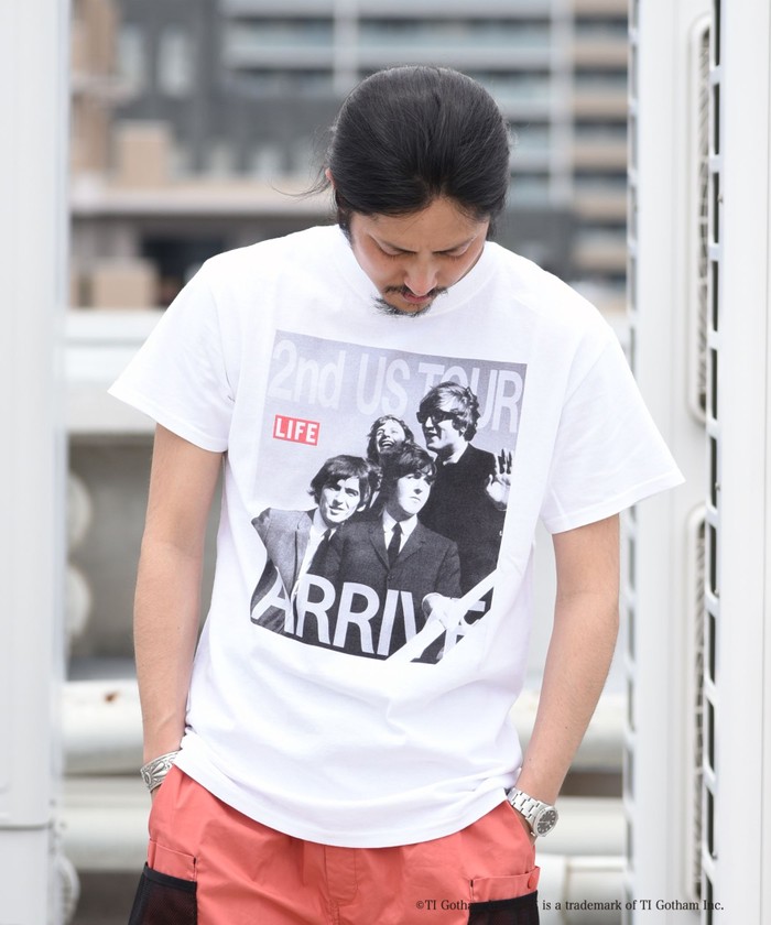 セール 40%OFF】SHIPS: LIFE MAGAZINE フォトプリント Tシャツ