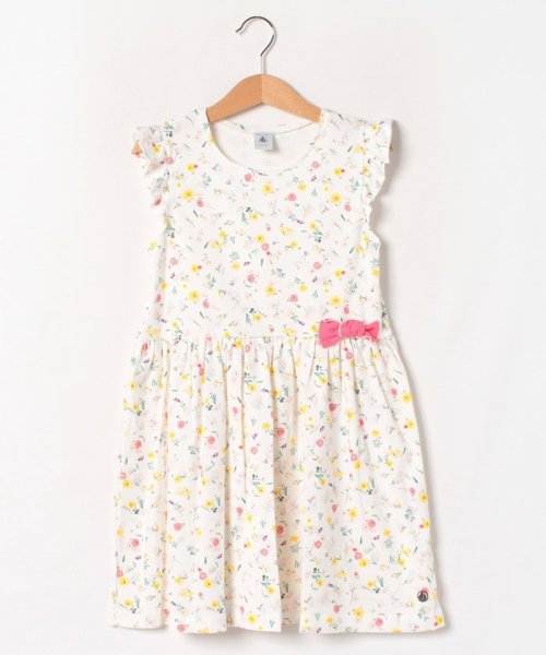 Petitfemale プリント半袖ワンピース プチバトー Petit Bateau D Fashion Petitfemale プリント半袖ワンピース プチバトー Petit Bateau D Fashion