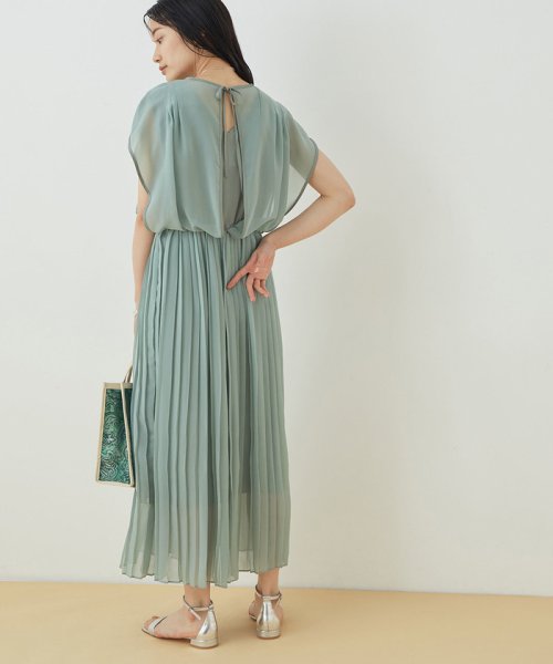 セール 30 Off アウトレット店舗 Web限定 シフォンプリーツドレス アダム エ ロペ Adam Et Rope D Fashion