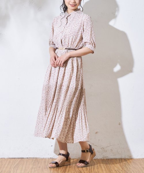 セール 花柄ティアードプリーツワンピース オリーブデオリーブ Olive Des Olive D Fashion セール 花柄ティアードプリーツワンピース オリーブデオリーブ Olive Des Olive D Fashion