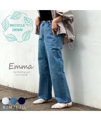 e.m.a/環境に優しいリサイクルデニムを使用したストレートパンツ/504030919