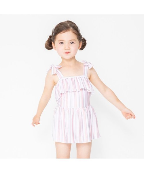 セール 50 Off 水着 ストライプ柄スイムワンピース ブランシェス Branshes D Fashion