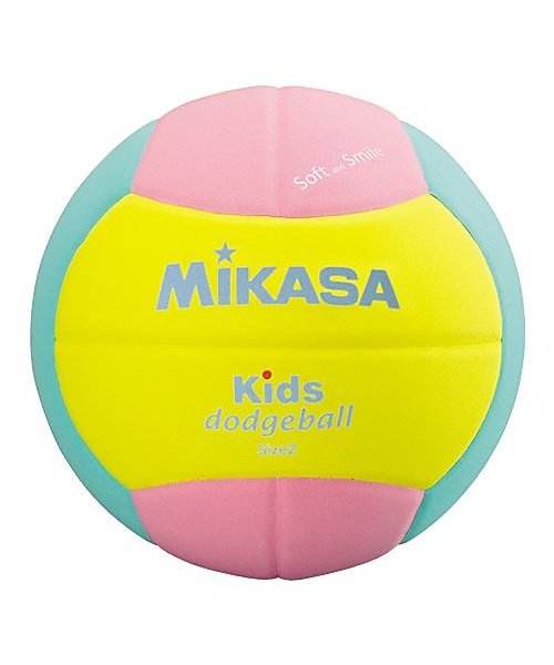 ミカサ キッズ スマイルドッジ2号 Eva 約160g 黄 ピンク 緑 ミカサ Mikasa D Fashion ミカサ キッズ スマイルドッジ2号 Eva 約160g 黄 ピンク 緑 ミカサ Mikasa D Fashion