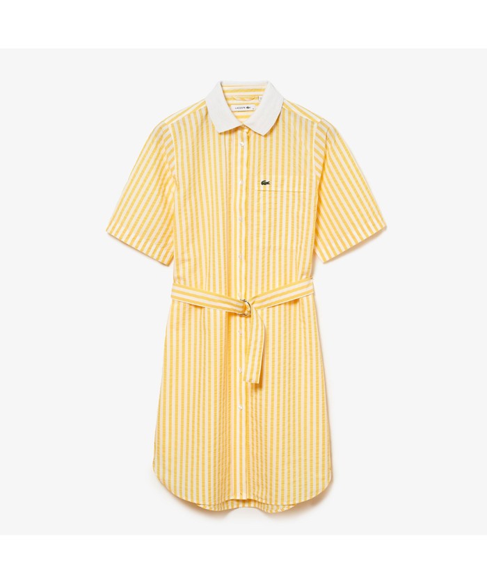 セール 40%OFF】ラコステ LACOSTE リブニットカラーシアサッカー