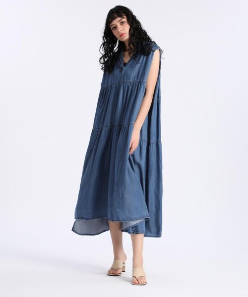 セール Luftrobe カフタンデニムワンピース Healthy Denim イネド Ined D Fashion セール Luftrobe カフタンデニムワンピース Healthy Denim イネド Ined D Fashion