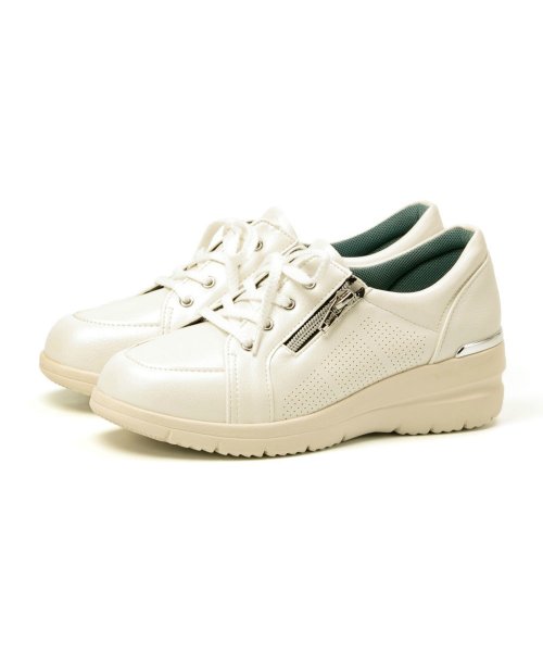 パンジー スニーカー レディース 3e ゆったり 軽量 サイドファスナー Pa 7046 パンジー Pansy D Fashion パンジー スニーカー レディース 3e ゆったり 軽量 サイドファスナー Pa 7046 パンジー Pansy D Fashion