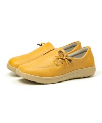 Pansy/パンジー Pansy スリッポン スニーカー レディース 幅広 4E リボン サイドゴム 軽量 ゆったり 抗菌防臭 ブラック キャメル アイボリー 1366 パ/504039309