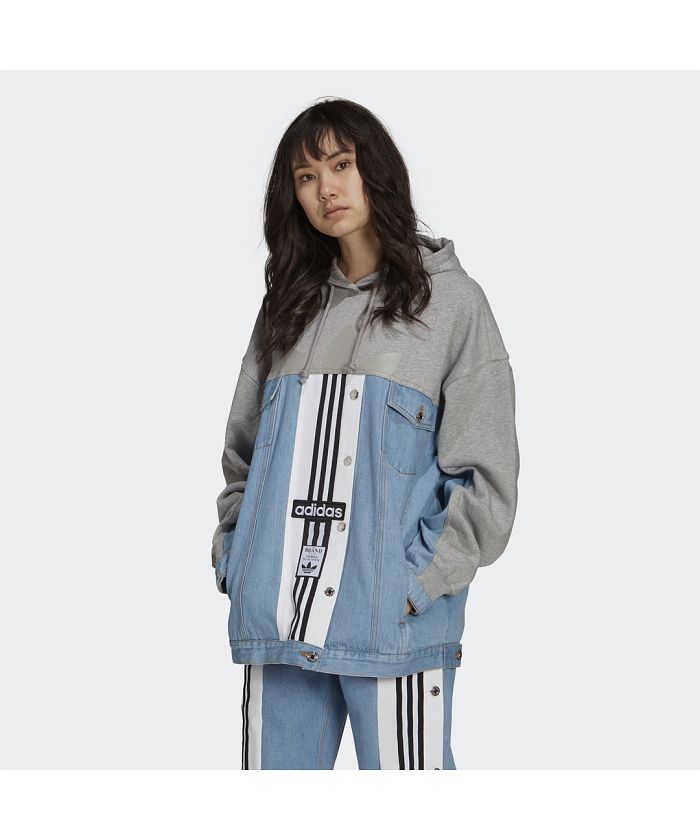 adidas　デニム　パーカー　ブルゾン　完売品