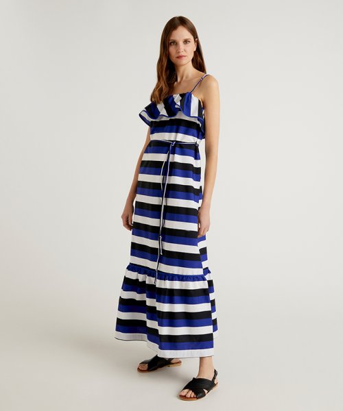 セール59 Off ブルーストライプマキシ丈キャミソールワンピース ベネトン レディース Benetton Women D Fashion セール59 Off ブルーストライプマキシ丈キャミソールワンピース ベネトン レディース Benetton Women D Fashion