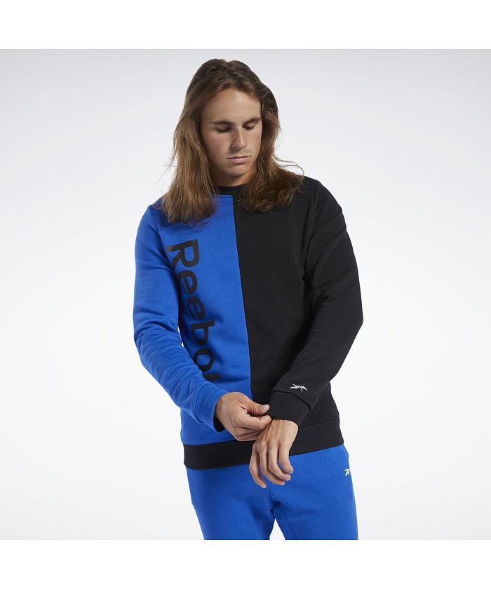 トレーニング エッセンシャルズ リニア ロゴ スウェットシャツ Training リーボック 季節のおすすめ商品 Sweatshirt Reebok Linear 海外限定 Logo Essentials