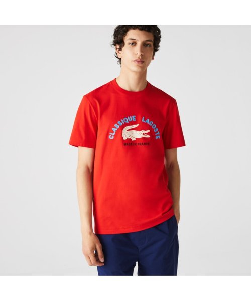セール 30 Off カレッジロゴオーガニックコットンtシャツ ラコステ メンズ Lacoste Mens D Fashion