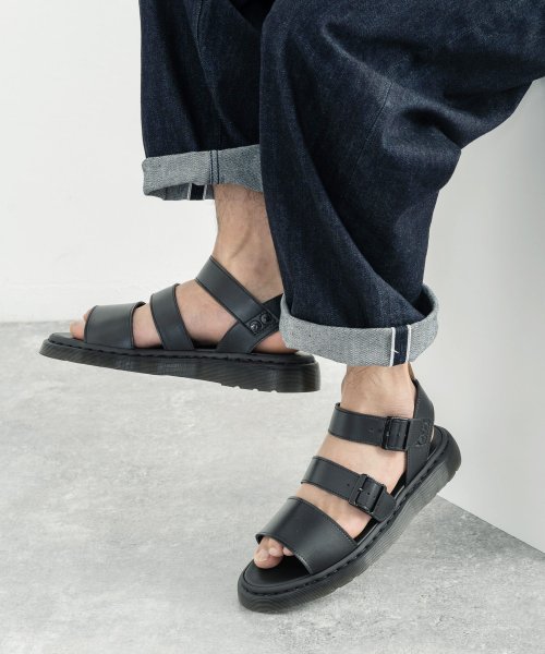 クーポン Dr Martens ドクターマーチン サンダル 厚底 レディース メンズ ユニセックス シューズ 靴 Gryphon グリフォン ストラップ ブラック 黒 カ ロッキーモンロー Rocky Monroe D Fashion
