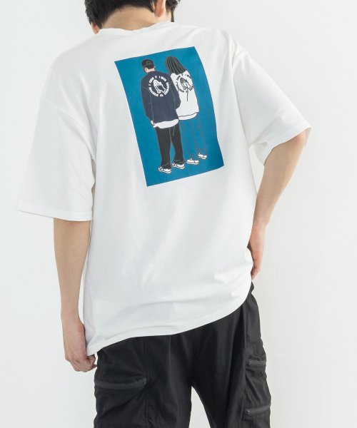 セール プリントtシャツ メンズ レディース 半袖 イラスト グラフィック カジュアル ストリート ビッグシルエット コットン 韓国 ギフト プレゼント ペアルック エ ロッキーモンロー Rocky Monroe D Fashion