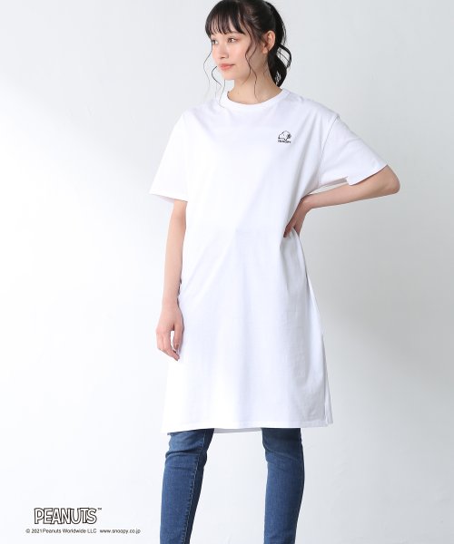 スヌーピーtワンピース ハニーズ Honeys D Fashion スヌーピーtワンピース ハニーズ Honeys D Fashion