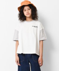 RAT EFFECT/配色裾スリットビッグTシャツ/504049316