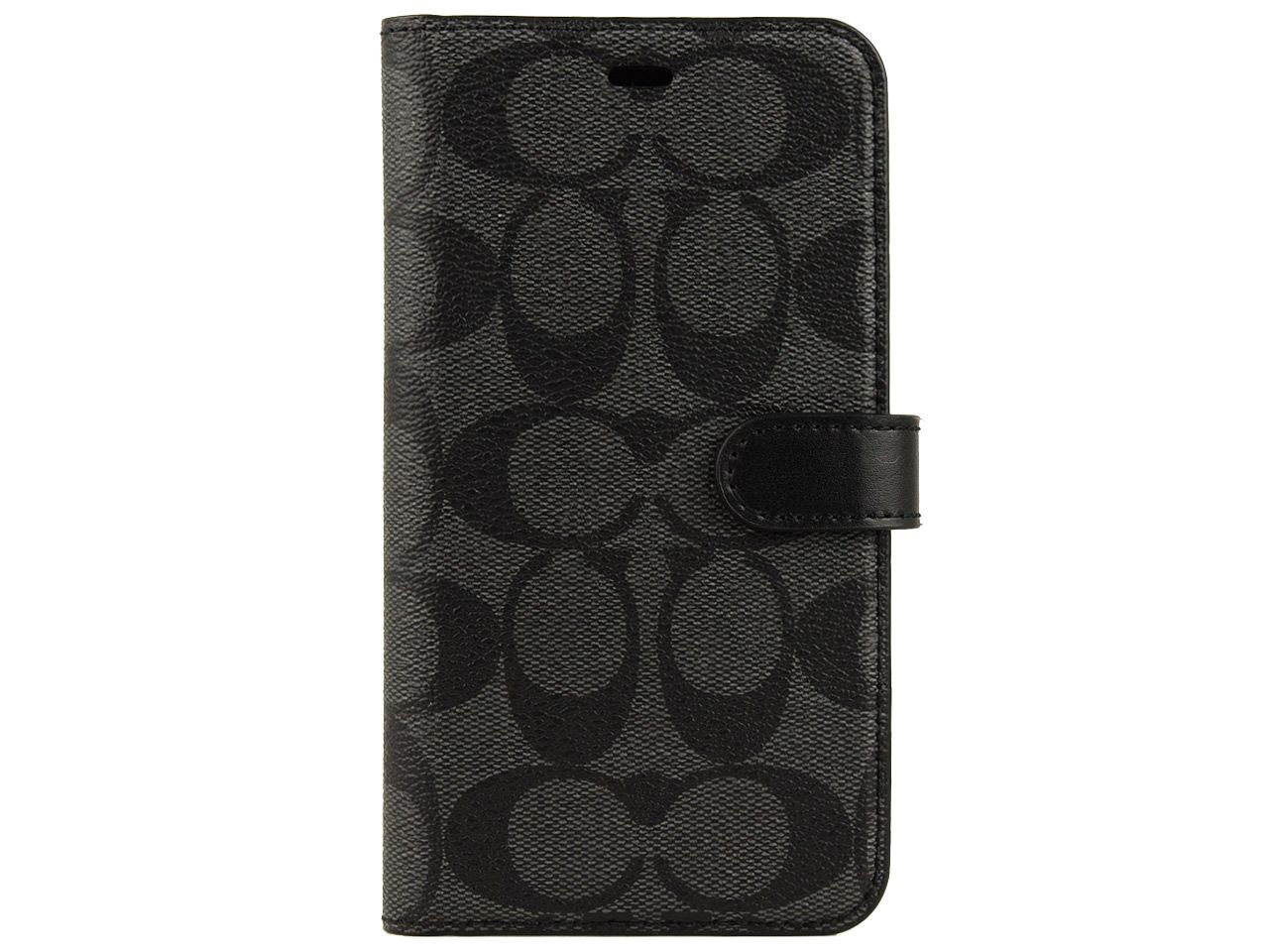 COACH - iPhone 11用 COACH（R）ブックタイプSIGNATURE Black COACH 【国内正規品 】☆SSランク☆COACH コーチ ブックタイプ
