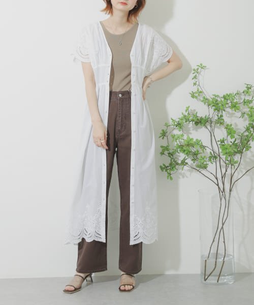 セール 33 Off Web 一部店舗限定 カットワークレースワンピース センスオブプレイス バイ アーバンリサーチ Sense Of Place By Urban Research D Fashion