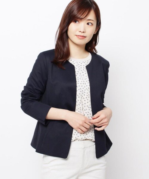 セール 50 Off 洗える ノーカラージャケット 春夏yumemi ソフール Sofuol D Fashion