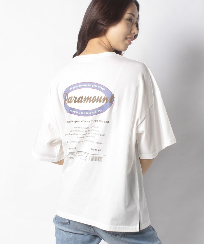 【ルーズシルエット】D&G ロゴプリント コットン Tシャツ ドルチェアンドガッバーナ コットン100％ ロゴ プリント 半袖T