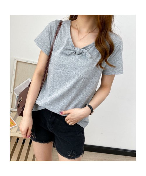 セール28 Off Tシャツ 三色 カットソー レディース カジュアル リボン かわいい 半袖 夏服 着回し シンプル トップス セイヘイショップ Seiheishop D Fashion セール28 Off Tシャツ 三色 カットソー レディース カジュアル リボン かわいい 半袖 夏服 着回し シンプル トップス セイヘイショップ Seiheishop D Fashion