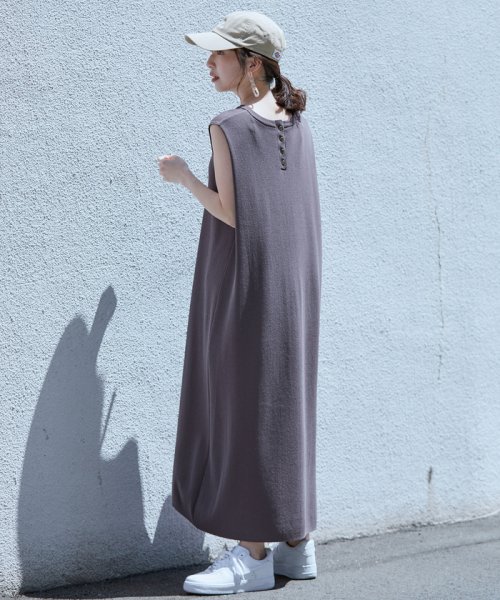 セール ドラマ着用 バックメタル釦肩タックaラインニットワンピース ビス Vis D Fashion