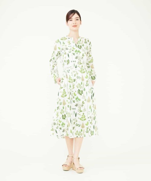 リーフプリントワンピース シビラ Sybilla D Fashion