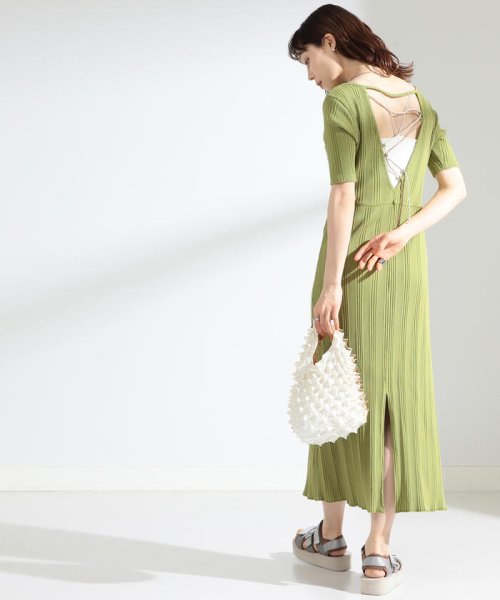 セール Ray Beams リブ バック レースアップ ワンピース レイビームス Ray Beams D Fashion セール Ray Beams リブ バック レースアップ ワンピース レイビームス Ray Beams D Fashion