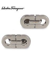 FERRAGAMO/サルヴァトーレ フェラガモ Salvatore Ferragamo カフスボタン カフリンクス メンズ 結婚式 CUFFLINK シルバー 770110/504043652