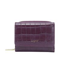 Ungrid/アングリッド Ungrid マッド クロコ ミニ ウォレット 財布 三つ折り レディース ラウンドファスナー MAD CROCO MINI WALLET ブラッ/504043662