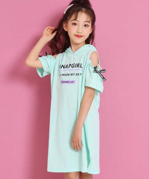 セール60 Off 肩開きフードワンピース アナップガール Anap Girl D Fashion