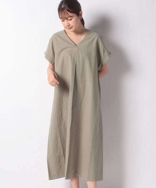 クーポン セール55 Off Lugnoncure 綿ヘンプワンピース テチチ Te Chichi D Fashion