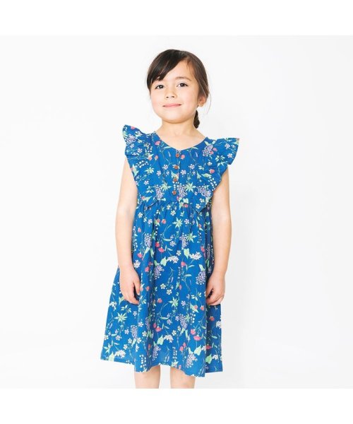 セール 48 Off ボタニカル柄フリルワンピース ブランシェス Branshes D Fashion