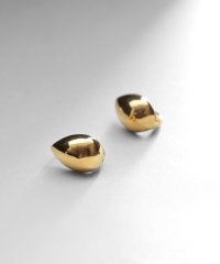COCOSHNIK ONHITSCH/シルバー ペアシェイプ　フックピアス GP/504058153