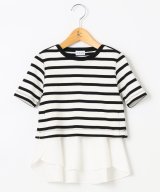 ホワイト×ブラックボーダー系