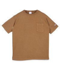 CHAMPION/チャンピオン Champion Tシャツ 半袖 メンズ レディース ティーテンイレブン T1011 ポケット 無地 POCKET T－SHIRT ベージュ カー/504057751