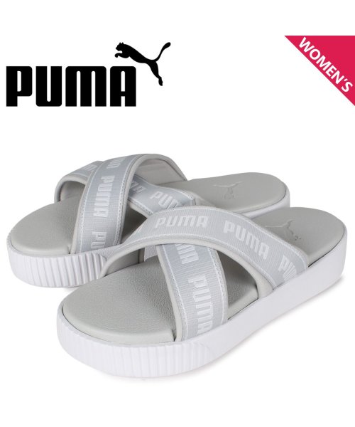 クーポン Puma プーマ プラットフォーム スライド テープ スライドサンダル スポーツサンダル レディース 厚底 Platform Slide Tape ホワイト 白 プーマ Puma D Fashion クーポン Puma プーマ プラットフォーム スライド テープ スライドサンダル スポーツサンダル レディース 厚底 Platform Slide Tape ホワイト 白 プーマ Puma D Fashion