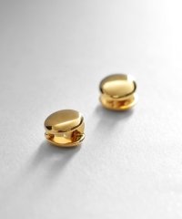 COCOSHNIK ONHITSCH/ココシュニック オンキッチュ COCOSHNIK ONKITSCH シルバー ラウンドカボション イヤリング GP/504059356