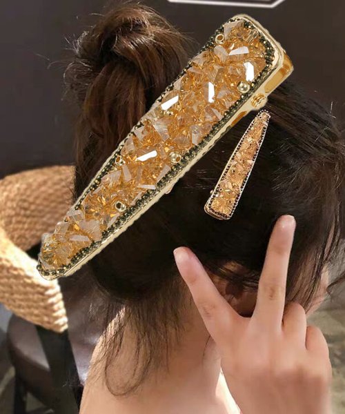 セール25 Off キラキラヘアピン ヘアピン ヘアアクセサリー ヘア留め 髪飾り 前髪 サイド髪 小物 おしゃれ ショッピングゴー Shoppinggo D Fashion