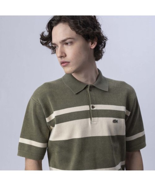 セール ウォッシュドニットポロシャツ ラコステ メンズ Lacoste Mens D Fashion