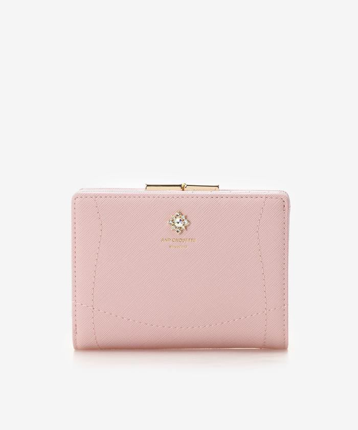 ビジュー口金二つ折り財布(504061348) | アンドシュエット ビジュー口金二つ折り財布(504061348) | アンドシュエット